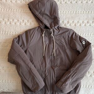 Vuori Women’s Grey Hooded Puffer Jacket